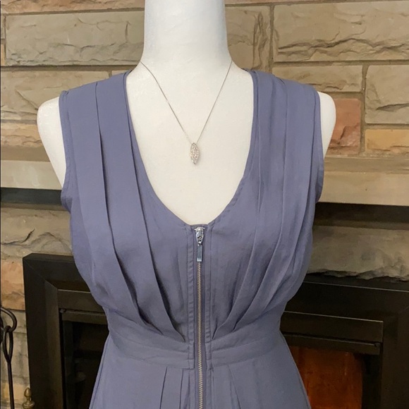 H&M elegant blue sleeveless dress size 2 NWOT - Picture 3 of 8